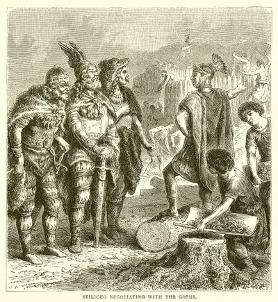 Stilicho förhandlar med goterna av English School