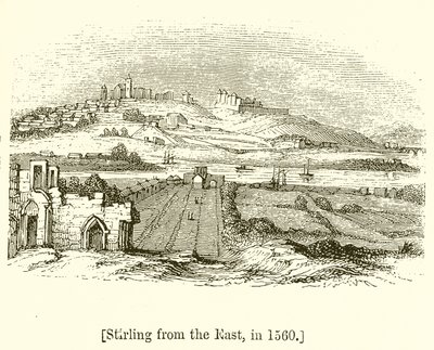 Stirling från öst, 1560 av English School