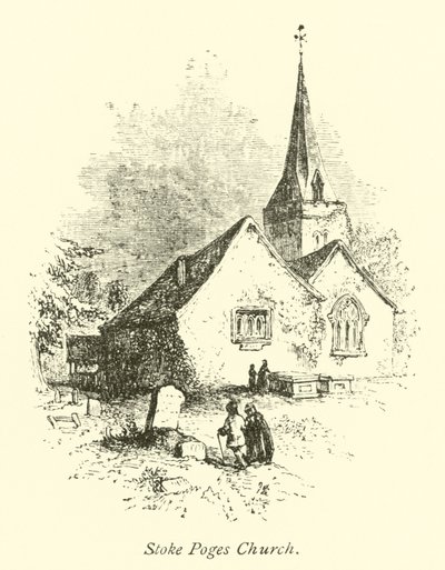 Stoke Poges kyrka av English School