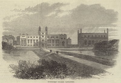 Stonyhurst College, Lancashire (gravyr) av English School