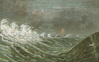 Storm på havet av English School