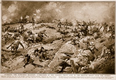 Storma Schwaben Redoubt: överlämnande av den tyska frontlinjen när britterna svepte över toppmötet, 1914-19 av English School