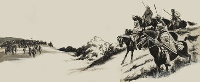 Berättelse illustration av English School