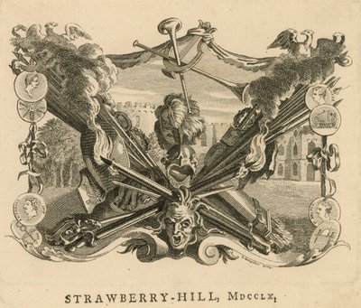 Strawberry Hill, London, 1760 av English School