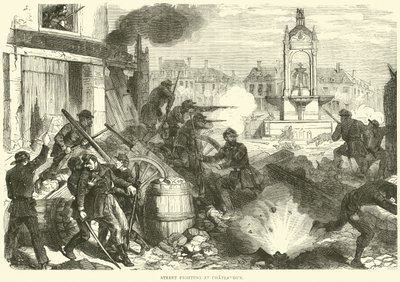 Gatustrider vid Chateaudun, oktober 1870 av English School