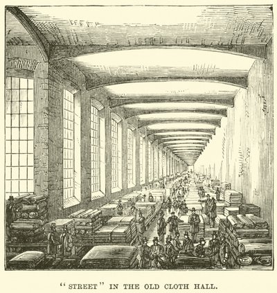 Straße in der Alten Tuchhalle von English School