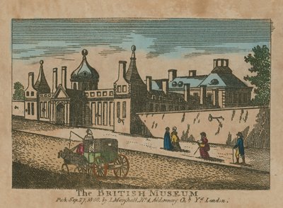 Gatubild och British Museum av English School