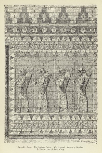 Susa, Archers Frieze, Hel panel av English School