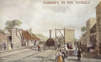 Tar vatten vid Parkside Station av English School