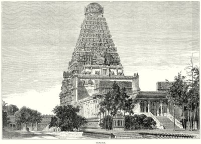 Tanjore (engraving) av English School