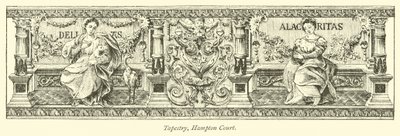 Tapestry, Hampton Court av English School