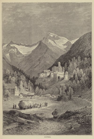 Taufers (gravyr) av English School
