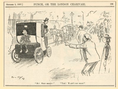 Taxibilar - elektriska, 1897 av English School