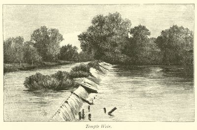 Temple Weir av English School