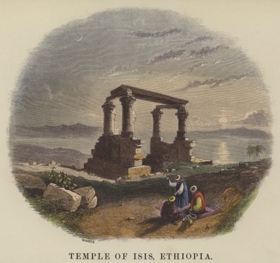 Tempel der Isis, Äthiopien von English School
