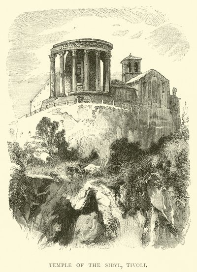 Sibyllans tempel, Tivoli av English School