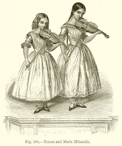 Teresa och Maria Milanollo av English School