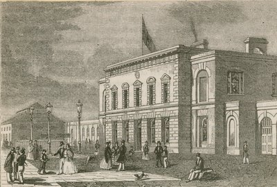 Ändpunkten för Blackwall Railway av English School