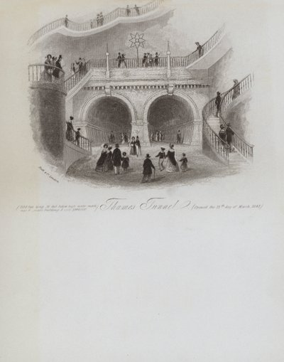 Thames Tunnel (gravyr) av English School