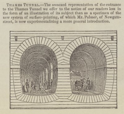 Thames Tunnel (gravyr) av English School