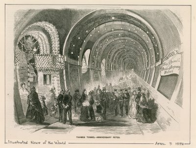 Thames Tunnel - jubileumsfester av English School