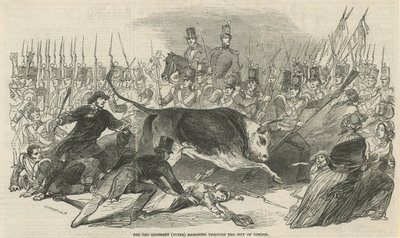 Det 3:e regementet (Buffs) marscherar genom staden London av English School