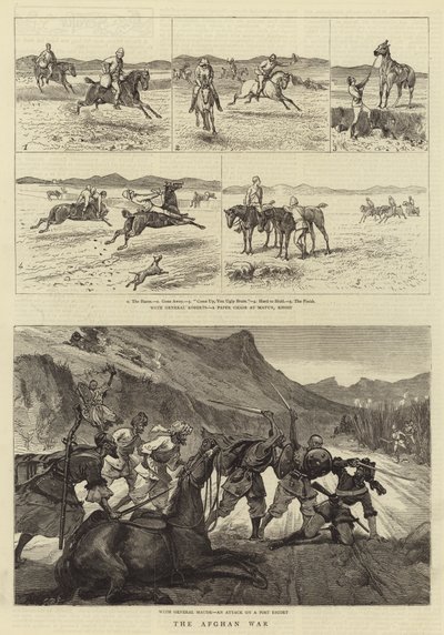 Det afghanska kriget (gravyr) av English School