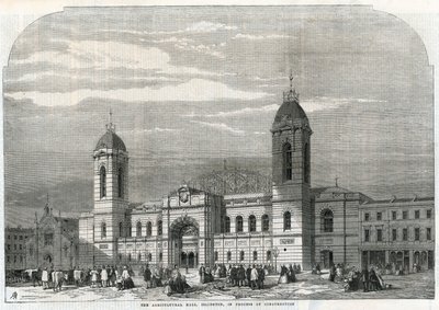 Agricultural Hall i Islington håller på att byggas av English School