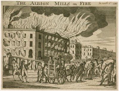 Albion Mills i brand av English School