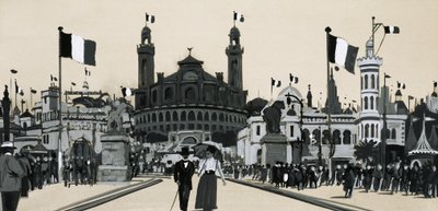 Den algeriska delen av den internationella utställningen som hölls i Paris 1900 av English School