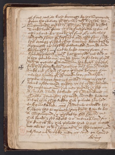 The "Anonymous Narrative", material med anknytning till Sir Francis Drakes resor av English School