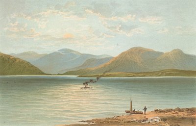 Ardgower-bergen från Ballachulish av English School