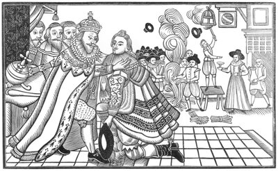 Hans Majestät Charles (1600-49) prins av Wales ankomst till det spanska hovet, 1623 av English School