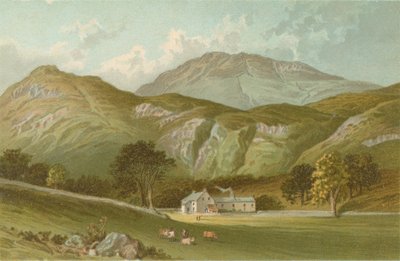 The Ascent of Ben Lomond från Rowardennan av English School