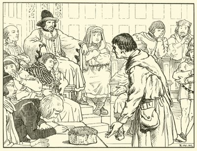 The Assize of Bread (bläck på papper) av English School