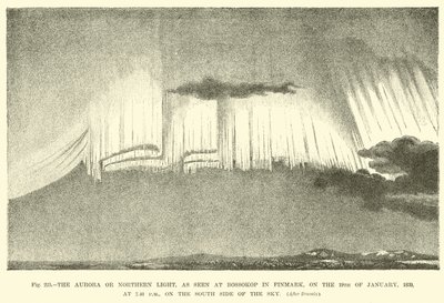 Norrskenet, som sett vid Bossokop i Finmark, den 19 januari 1839, kl. 19.40, på södra sidan av himlen av English School