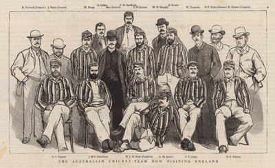 Det australiska cricketlaget besöker nu England av English School