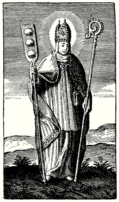 The Bakers’ Saint, St Honore (gravyr) av English School