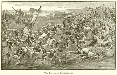 Slaget vid Bannockburn av English School
