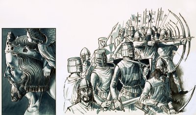 Slaget vid Bannockburn av English School