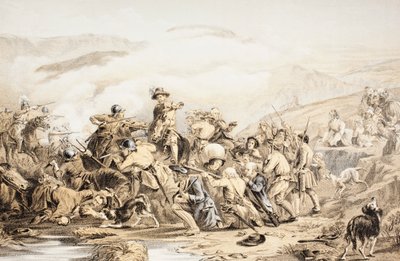 Slaget vid Drumclog, 1 juni 1679, från "The Scots Worthies Enligt Howie