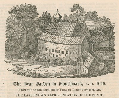 Björnträdgården i Southwark, 1648 e.Kr av English School