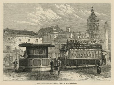 Beaumont tryckluftsmotor, för spårvägar av English School