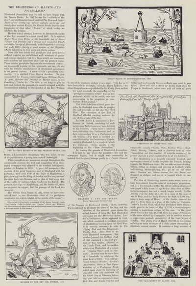The Beginnings of Illustrated Journalism (gravyr) av English School
