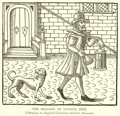 The Bellman of London, 1616 av English School