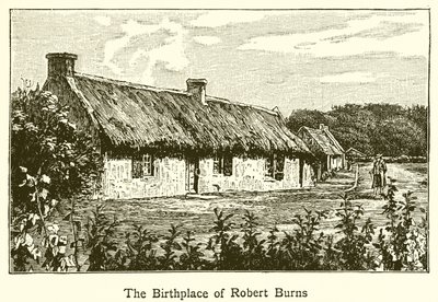 Robert Burns födelseplats av English School