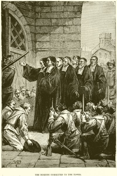 Die Bischöfe im Tower von English School