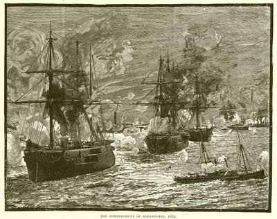 Bombardementet av Alexandria, 1882 av English School