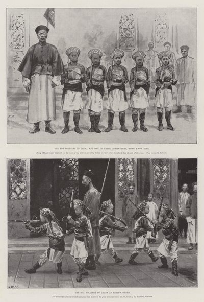 The Boy Soldiers of China (litho) av English School