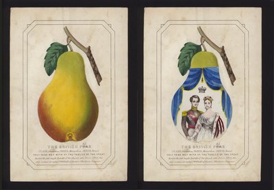 Det brittiska paret, drottning Victoria och Albert, prinsgemalen av English School